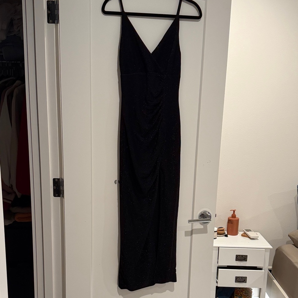 Sparkly Black Evening Dress